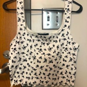 Forever 21 Floral Crop top